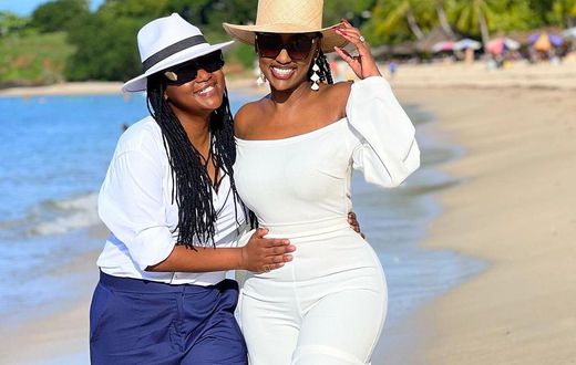 Michelle Ntalami and Fena Gitu