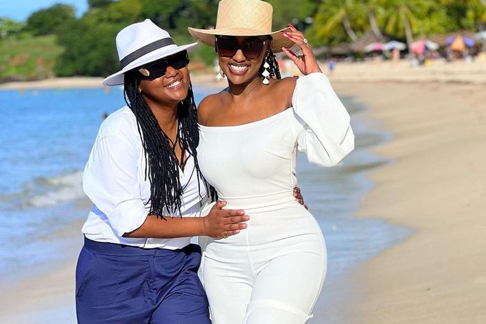 Michelle Ntalami and Fena Gitu