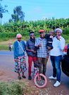 Karangu Muraya delivers bicycle to Murang'a kid, Baby Ethan