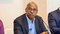 Jimi Wanjigi addressing the National Assembly Public Debt and Privatisation Committee on June 19, 2023