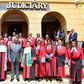 President William Ruto and Deputy President Rigathi Gachagua with Chief Justice Martha Koome and judges during the launch of the State of the Judiciary and the Administration of Justice annual report on November 4, 2022