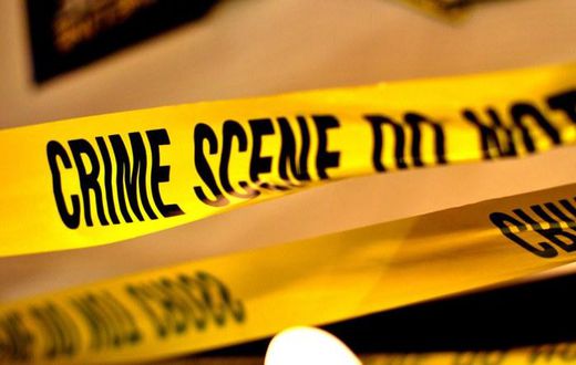 File image of a crime scene cordoned off