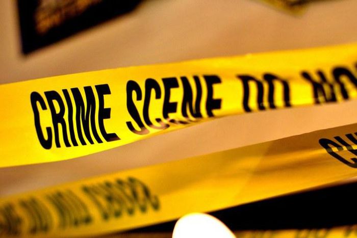 File image of a crime scene cordoned off