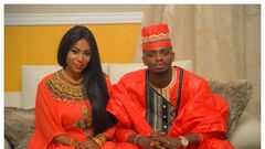 File image of Esma Platnumz with Diamond Platnumz