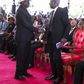 Heartwarming moment as Ruto receives Raila in first public meeting after elections