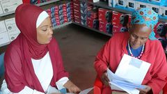 Mwanahamisi Hamadi with  the late Shosho wa Mahewa Cecilia Mwangi