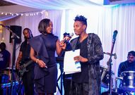 Jacque Maribe with Eric Omondi