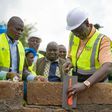 President William Ruto during a tour of Emgwen Affordable Housing Project in Nandi County on January 16, 2024