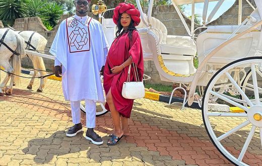 Mulamwah & Ruth K during their baby shower