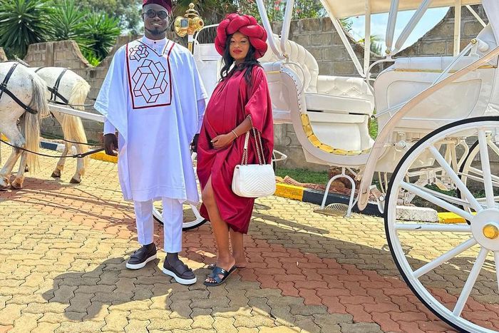 Mulamwah & Ruth K during their baby shower