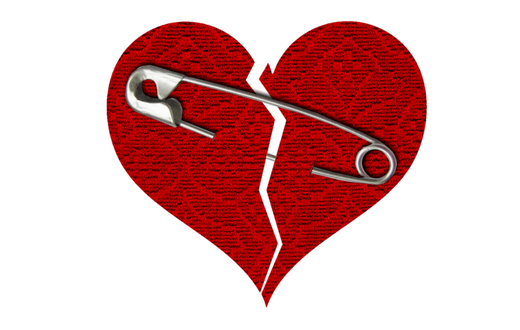 Stitched heart