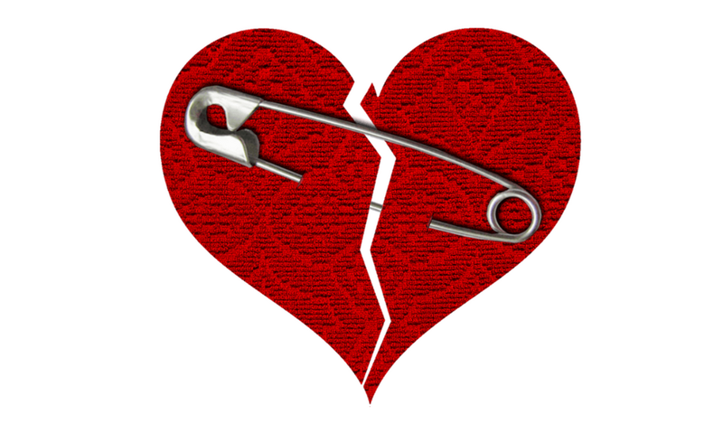 Stitched heart