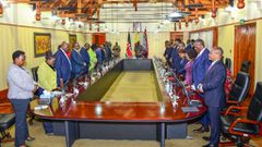 Cabinet meeting at Sagana State Lodge on August 8, 2023
