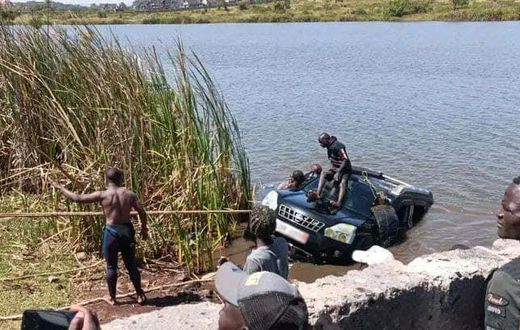 Man & woman drown after vehicle plunges into Juja dam