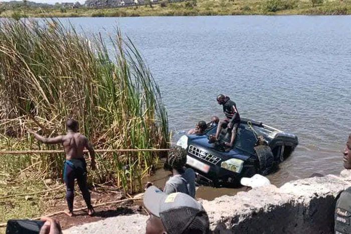 Man & woman drown after vehicle plunges into Juja dam