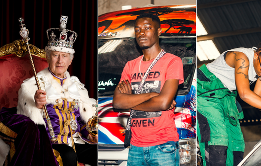 Matatu graffiti artists revamp cars for King Charles III's convoy. Photo credits: Matwana Matatu Culture
