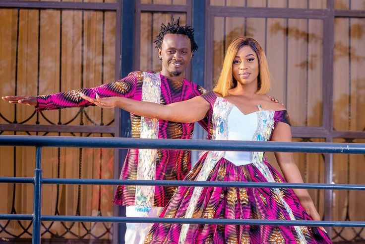 Bahati and his wife Diana Marua