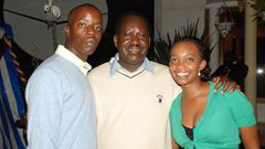 Raila Odinga's son Raila Junior and his wife Yvonne Wambua