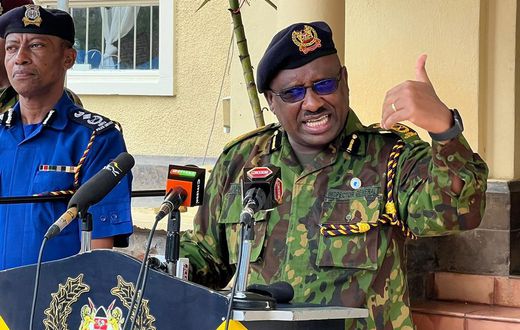Inspector General of Police Japheth Koome