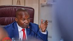 Interior CS Kithure Kindiki appeared before the National Assembly Committee on Petitions on March 21, 2024