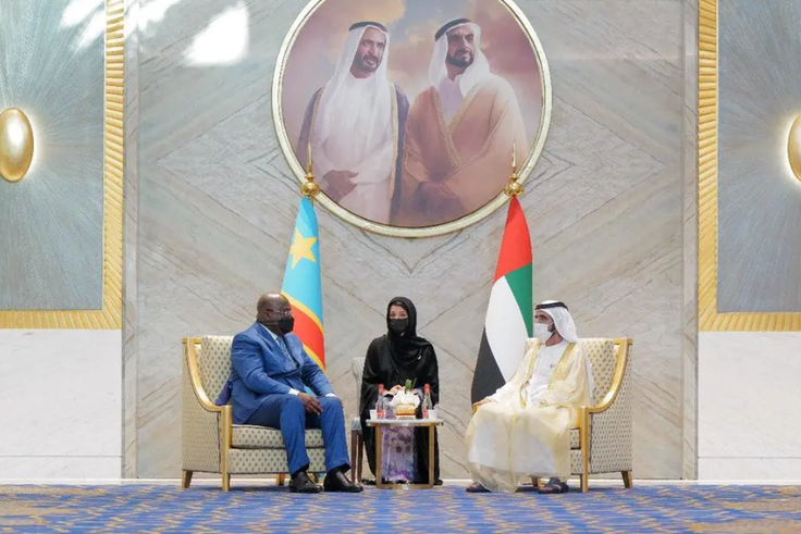 Sheikh Mohammed bin Rashid Al Maktoum and the President of the Democratic Republic of Congo