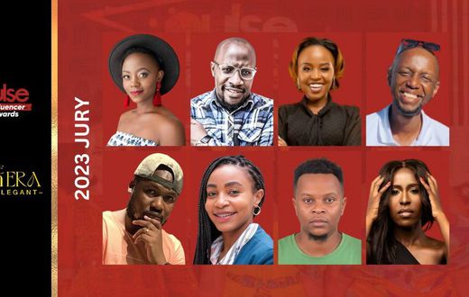 Pulse Influencer Awards 2023 Jury, from top left Agnes Opondo, Roy Karuhize, Julie Nguru, Dan Obura, Loreh Marvin, Felistus Gathii, Joe Mbugua and Linda Okero