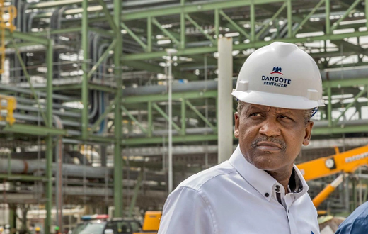 Aliko Dangote's refinery project has the capacity to produce 650,000 barrels per day. [Nairametrics]