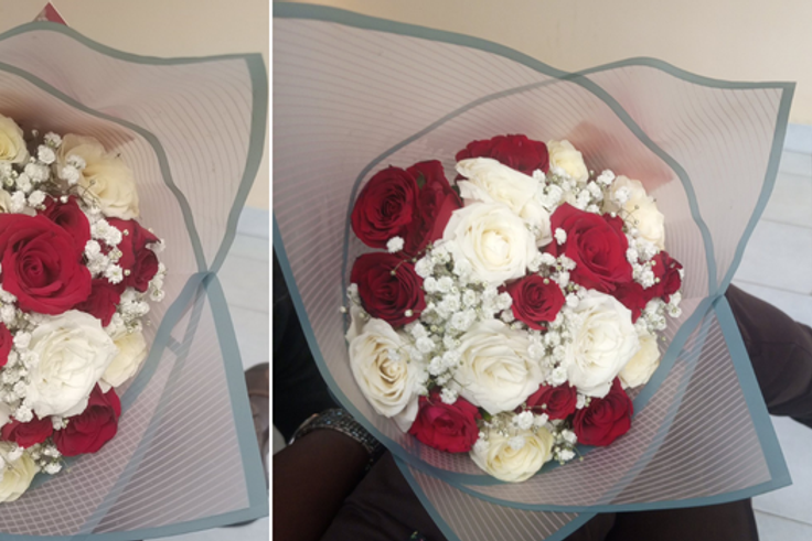 A bouquet of flowers