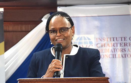 Chief Justice Martha Koome speaking during a past event