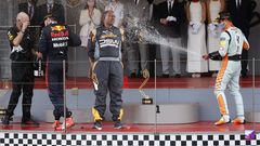 An image has gone viral on social media, claiming to show President William Ruto being sprayed with champagne during the 2024 WRC Safari Rally.