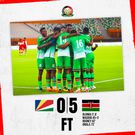 Harambee Stars beat Seychelles' Pirates 5-0 during the 2026 World Cup Qualifiers