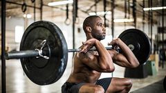 Photo of a man working out