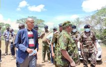 Inspector General of Police Japhet Koome and Directorate of Criminal Investigations boss Amin Mohamed joined teams at Shakahola forest on Monday, April 24, 2023