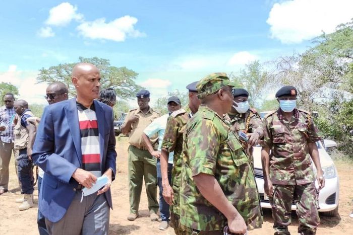Inspector General of Police Japhet Koome and Directorate of Criminal Investigations boss Amin Mohamed joined teams at Shakahola forest on Monday, April 24, 2023