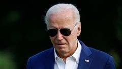 "This is all a matter of time here," former Bill Clinton adviser James Carville said of the prospect of President Joe Biden (pictured) stepping aside.Kevin Dietsch via Getty Images