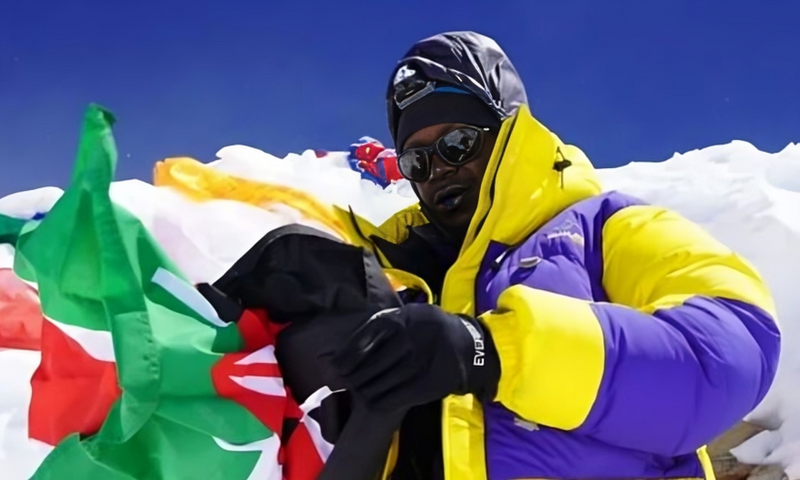 The late mountaineer Cheruiyot Kirui