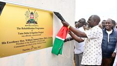 President William Ruto when he commissioned rehabilitation of the Tana Delta Irrigation Project on July 27, 2023
