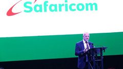 Safaricom CEO Michael Joseph during the 19th anniversary celebrations