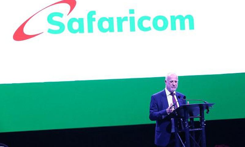 Safaricom CEO Michael Joseph during the 19th anniversary celebrations