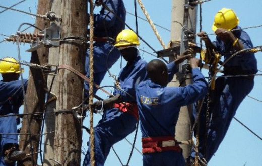 KPLC engineers at work