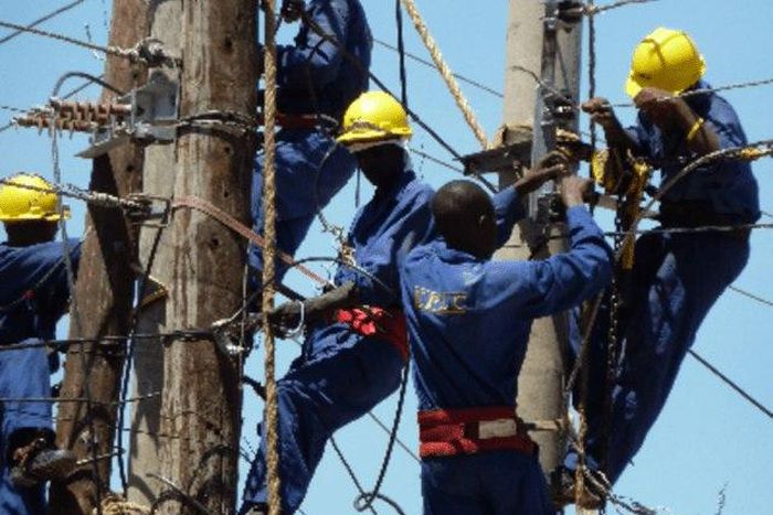 KPLC engineers at work