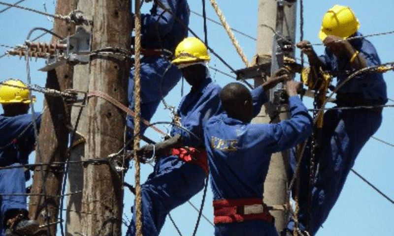 KPLC engineers at work