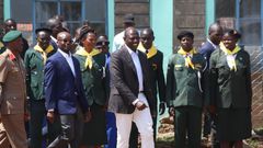President William Ruto at Owiro Boys high school on July 14, 2023
