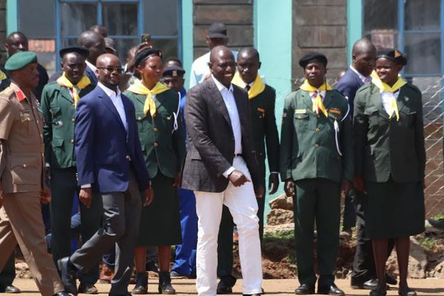 President William Ruto at Owiro Boys high school on July 14, 2023