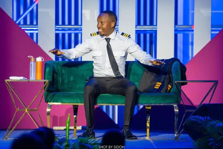 Abel Mutua during a live recording in October 2023. Photo credits: Sidoh