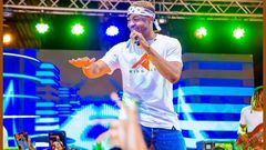 Alikiba performing at a concert