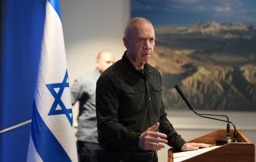 Israeli Defense Minister Yoav Gallant.Elad Malka (IMoD)/Handout/Anadolu via Getty Images