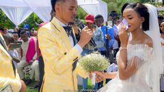 Stephen Kasolo weds lover Grace