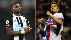 Allan Saint-Maximin (left) and Raphinha