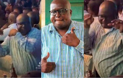Dancing Kisumu Chief John Migun who has landed a new role in government to promote Huduma Center after viral video